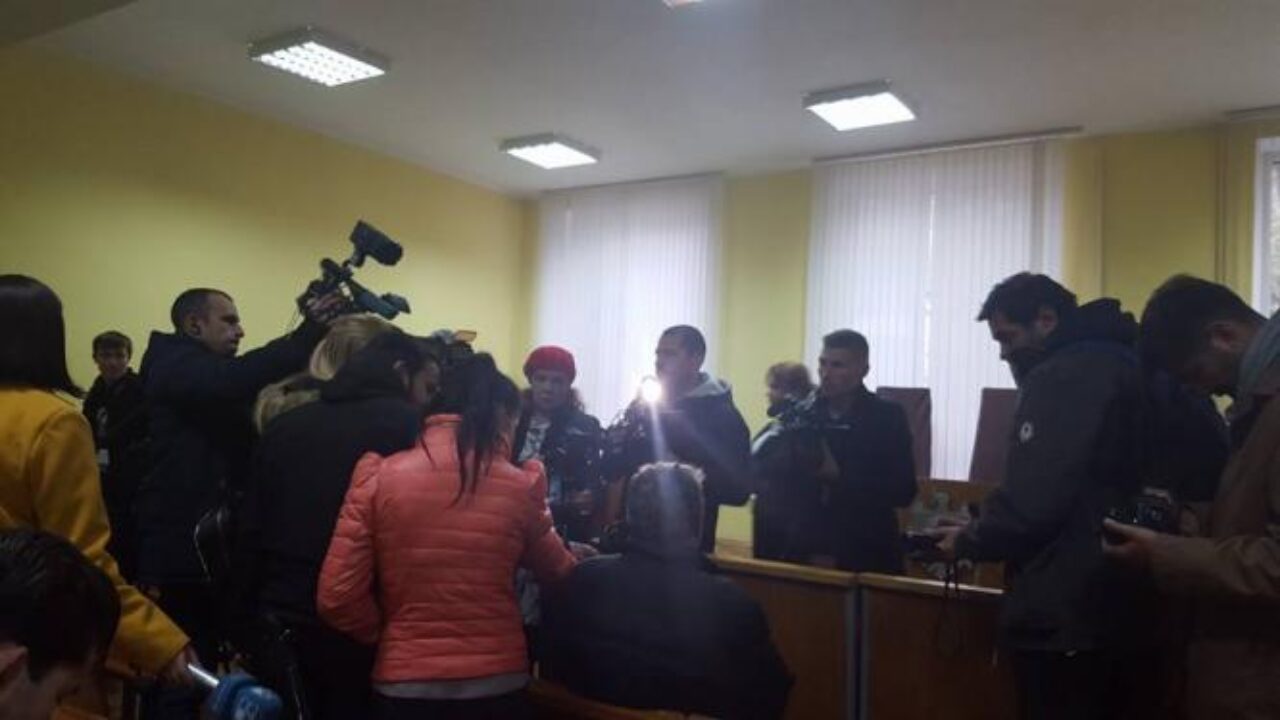 Bălți first instance criminal court today shortly after judgment. Photo: #ViolulDistruge
