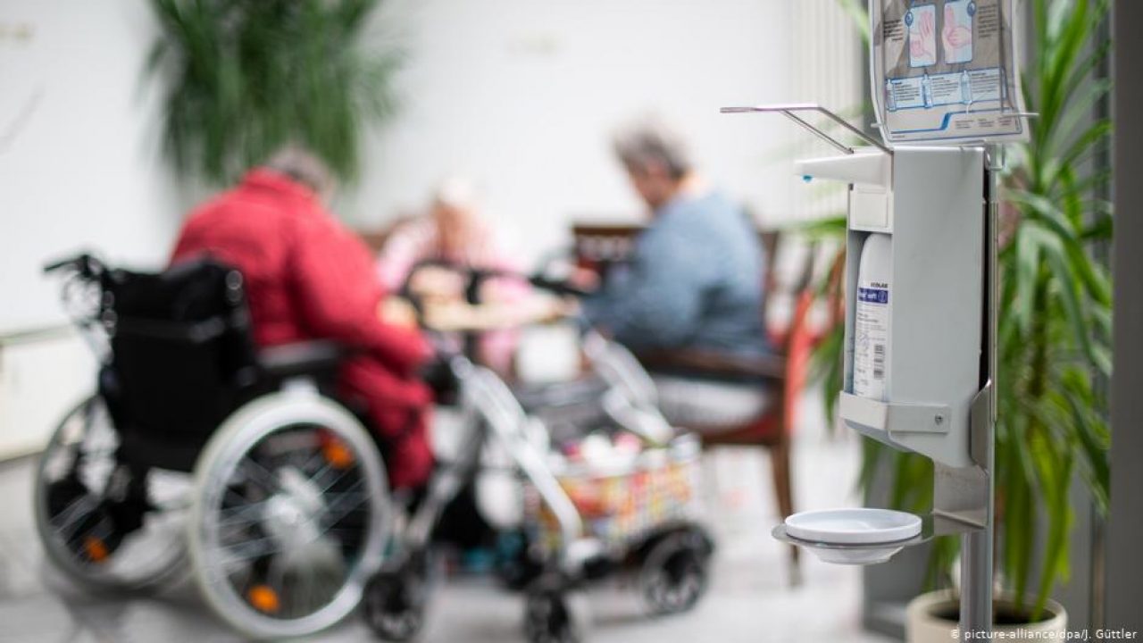 Germany's care homes are under isolation during the pandemic. Photo credit: Güttler, Deutschland Altenpflege Coronavirus