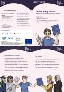 Child-friendly Justice - leaflet